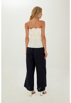 Pantalon Colette Azul Oscuro Mercedes Campuzano