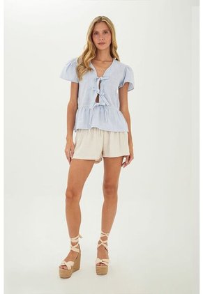 Camisa Sarah Azul Mercedes Campuzano