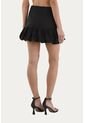 Falda Corta Paloma Negro Mercedes Campuzano de Mercedes Campuzano