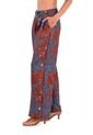Pantalon Buena Mar Palmeras Terracota Mercedes Campuzano de Mercedes Campuzano
