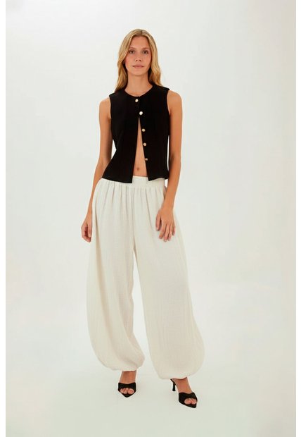 Pantalon Astra Marfil Mercedes Campuzano