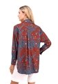 Camisa Boyfriend Haven Palmeras Terracota Mercedes Campuzano de Mercedes Campuzano