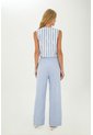 Pantalon Anastasia Azul Mercedes Campuzano de Mercedes Campuzano