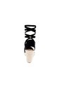 Spadrilla Plataforma Sole Negro Mercedes Campuzano de Mercedes Campuzano