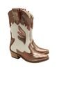 Bota Texana Belle Marfil Mercedes Campuzano de Mercedes Campuzano