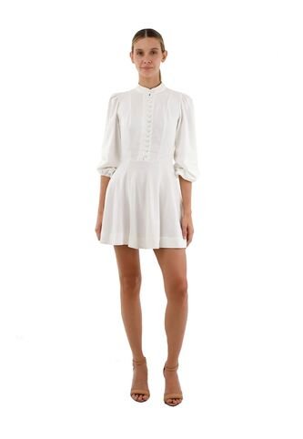 Vestido Corto Juliette Marfil Mercedes Campuzano Mercedes Campuzano