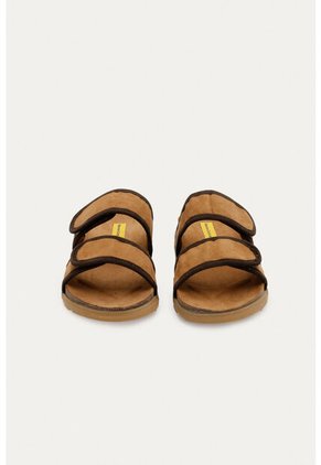 Sandalia Plana Solara Miel Mercedes Campuzano