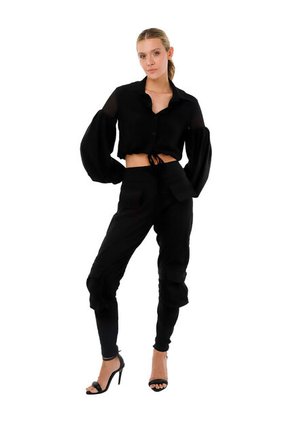 Camisa Enchanted Negro Mercedes Campuzano