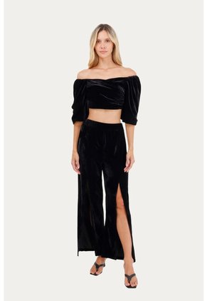 Pantalon Zoe Negro Mercedes Campuzano