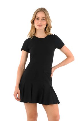 Vestido Corto Amelie Negro Mercedes Campuzano