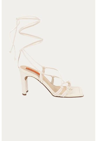 Sandalia Tacón Amelia Blanco Mercedes Campuzano Mercedes Campuzano