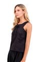 Camisa Maiden Negro Mercedes Campuzano de Mercedes Campuzano