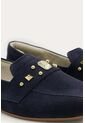Mocasin Emma Azul Oscuro Mercedes Campuzano de Mercedes Campuzano