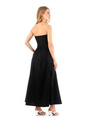 Vestido Largo Glens Negro Mercedes Campuzano