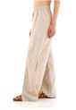 Pantalon Zulima Beige Mercedes Campuzano de Mercedes Campuzano