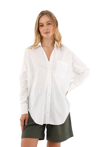 Camisa Boyfriend Haven Marfil Mercedes Campuzano