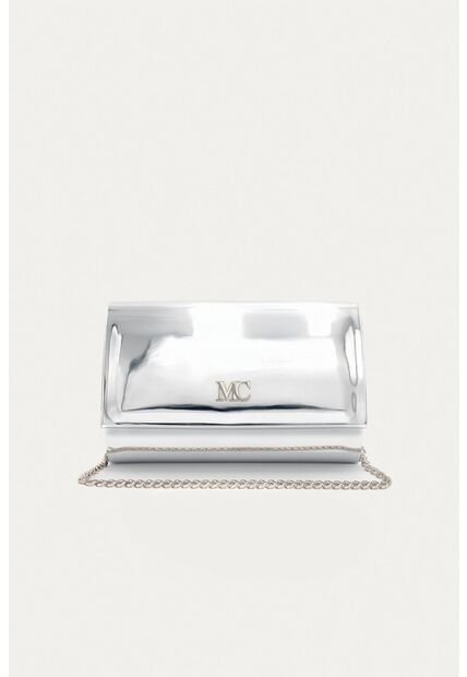 Cartera Amaya Plateada Mercedes Campuzano