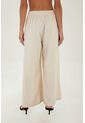 Pantalon Colette Beige Mercedes Campuzano de Mercedes Campuzano