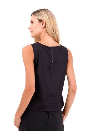 Camisa Maiden Negro Mercedes Campuzano