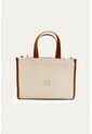 Cartera Frida Beige Mercedes Campuzano de Mercedes Campuzano