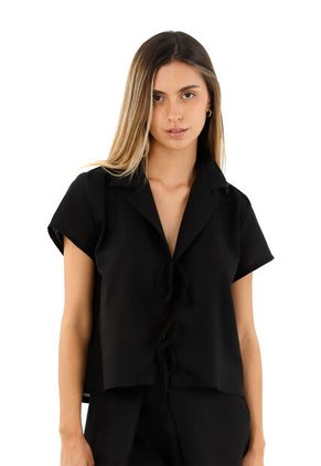 Blusa Alma Negro Mercedes Campuzano