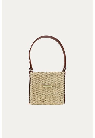 Cartera Basket Beige Mercedes Campuzano Mercedes Campuzano