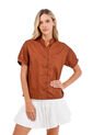 Camisa Palma Toupe Mercedes Campuzano de Mercedes Campuzano