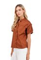Camisa Palma Toupe Mercedes Campuzano de Mercedes Campuzano