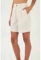 Bermuda Rosalin Beige Mercedes Campuzano de Mercedes Campuzano