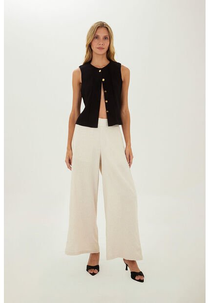 Pantalon Colette Beige Mercedes Campuzano