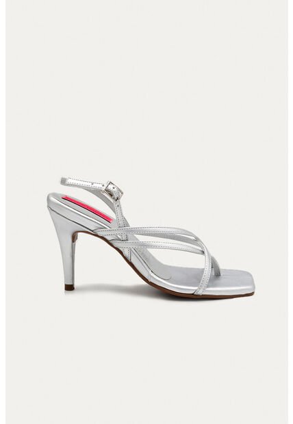 Sandalia Tacon Dina Plata Mercedes Campuzano