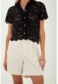 Camisa Steph Negro Mercedes Campuzano de Mercedes Campuzano