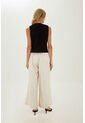 Pantalon Colette Beige Mercedes Campuzano de Mercedes Campuzano
