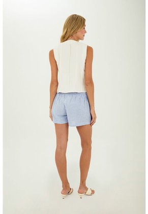 Short Fiora Azul Mercedes Campuzano