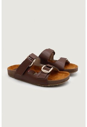 Sandalia Plana Emilia Moca Mercedes Campuzano