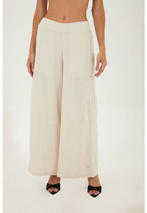 Pantalon Colette Beige Mercedes Campuzano