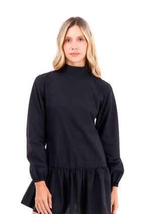 Vestido Corto Palace Negro Mercedes Campuzano