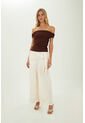 Pantalon Colline Marfil Mercedes Campuzano de Mercedes Campuzano