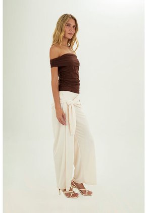 Pantalon Colline Marfil Mercedes Campuzano