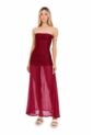 Vestido Largo Lunette Cherry Mercedes Campuzano de Mercedes Campuzano