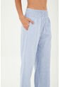 Pantalon Anastasia Azul Mercedes Campuzano de Mercedes Campuzano