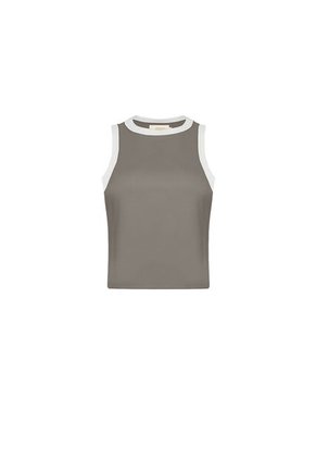 Top Saia Beige Mercedes Campuzano