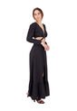 Vestido Largo Reverie Negro Mercedes Campuzano de Mercedes Campuzano