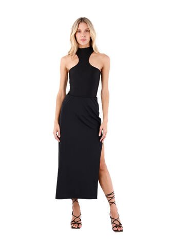 Falda Larga Sunlit Negro Mercedes Campuzano Mercedes Campuzano