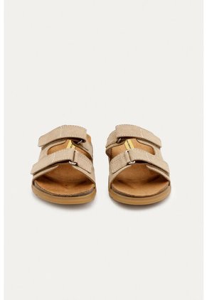 Sandalia Plana Vibe Beige Mercedes Campuzano