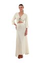 Vestido Largo Angelina Marfil Mercedes Campuzano de Mercedes Campuzano