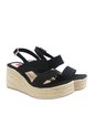 Spadrilla Plataforma Victoria Negro Mercedes Campuzano de Mercedes Campuzano