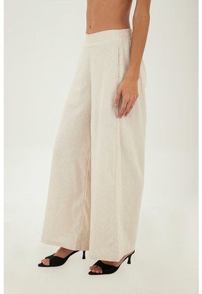 Pantalon Colette Beige Mercedes Campuzano