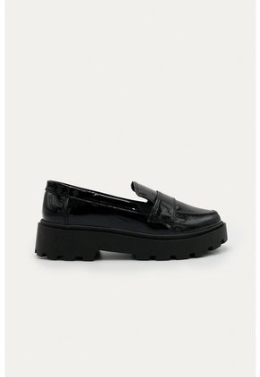 Mocasin Dafne Negro Mercedes Campuzano
