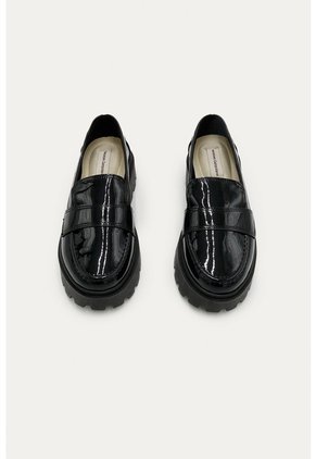 Mocasin Dafne Negro Mercedes Campuzano